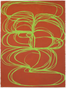 Borrowed Light 30, Jill Moser, painting, work on paper, gouache on paper