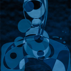 Vicky Stromee, "Studies in Blue 2," chromogenic print
