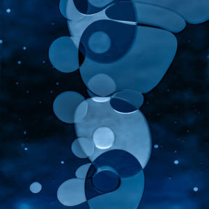 Vicky Stromee, "Studies in Blue 3," chromogenic print