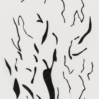 Laura Fayer, "Cadence 202," acrylic, Japanese paper on paper