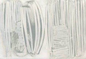Jill Moser, "11.10 - C," casein on paper