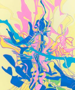 Oona Ratcliffe, "Ionescu," acrylic on canvas