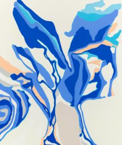 Oona Ratcliffe, "Terpelene," acrylic on canvas