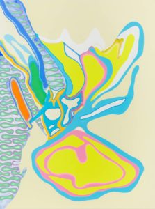 Oona Ratcliffe, "Isaias," acrylic on canvas