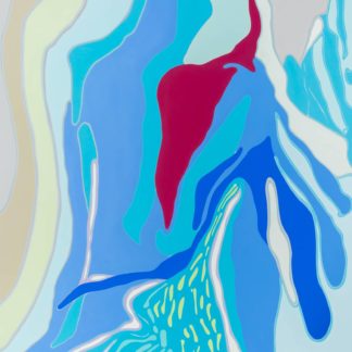 Oona Ratcliffe, "Laminar," acrylic on canvas