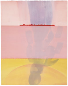 Sarah Hinckley, "I Woke Up to The Morning Sky First (3)," watercolor, gouache on fabriano