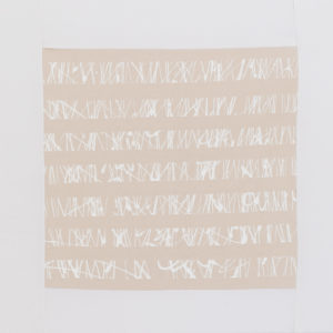 White Grid with Calligraphy