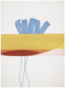 Sarah Hinckley, "The Sun is Fading Into a Passing Dream (1)," oil on paper
