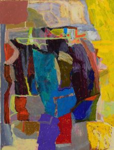 Composition with Turquoise Center