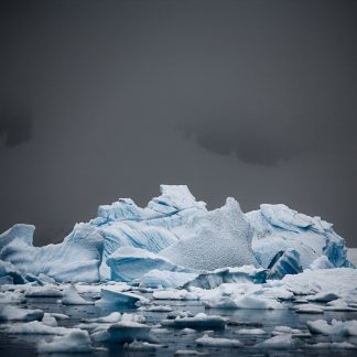 Bergy Bits Jammed Up in Errera Channel, Antarctic Peninsula, Dec. 2007
