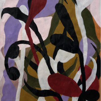 James Greco, "Life Never Ends 5," acrylic paint on laminated brown paper