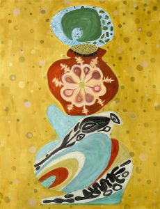 Mary Manning, "Masala," painting on paper