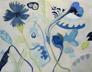 Mary Manning, "Neel Phool," painting on paper
