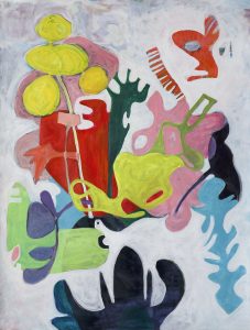 Mary Manning, "Rangeen Phool," painting on paper