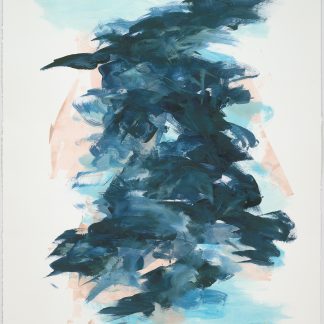 Liz Dexheimer, "Linear Flow II," synthetic polymer on paper