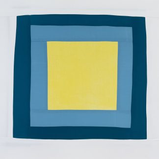 Bastienne Schmidt, "Untitled 52, Colored Grids," sewn, pigmented cotton canvas stretched over canvas