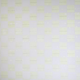 Bastienne Schmidt, "Untitled 21, White Grids, 2021," sewn, pigmented cotton, stretched over canvas