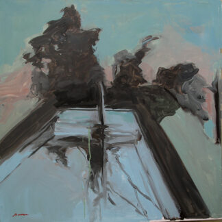 Geoffrey Moss, "Pool Series: Seasons End," oil on canvas