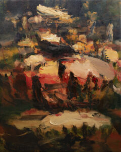 Dana Saulnier, "Untitled (1020)," oil on canvas