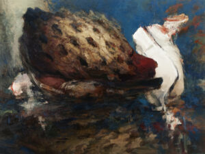 Dana Saulnier, "Companion," oil on linen