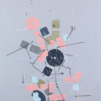 Paul Michael Graves, "Fig. LXIII.," oil on canvas