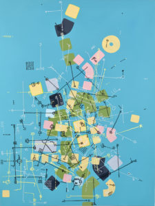 Paul Michael Graves, "Fig. LXIV.," oil on canvas