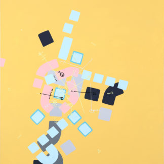 Paul Michael Graves, "Fig. LXV.," oil on canvas