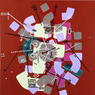 Paul Michael Graves, "Fig. LXI.," oil on panel