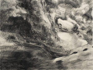 Dana Saulnier, "Drawing (81721)," charcoal