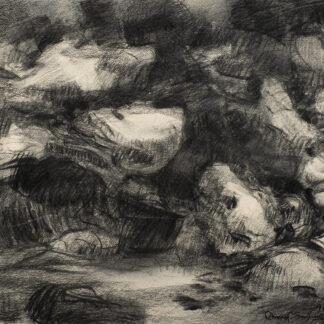 Dana Saulnier, "Drawing (9521)," charcoal