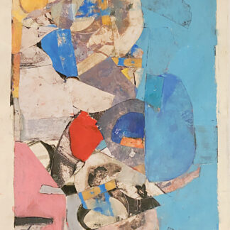 Robert Szot, "Untitled (Diamond Stack)," collage, mixed media on paper