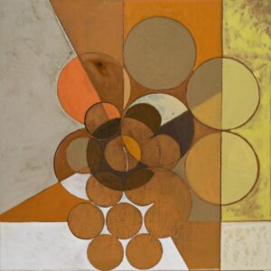 Jeanette Fintz, "Mistress of All," acrylic on wood panel