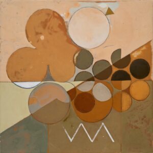 Jeanette Fintz, "Goddess of the Subtle Matrix #2," acrylic on wood panel