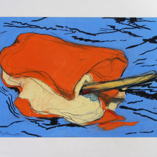 Geoffrey Moss, "Popsicle at Sea," mixed media on paper