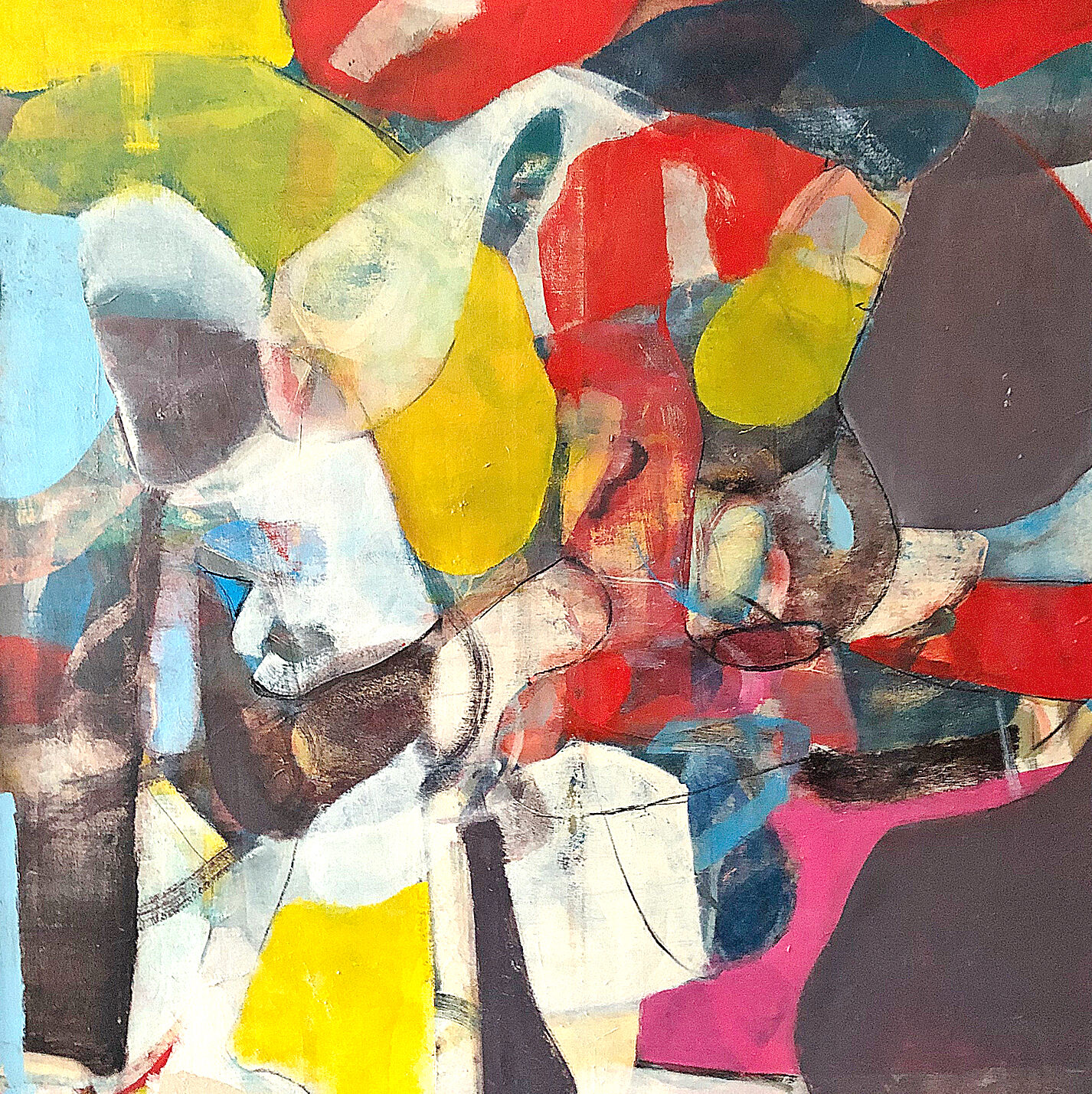Robert Szot, "Untitled 30," oil, charcoal on linen
