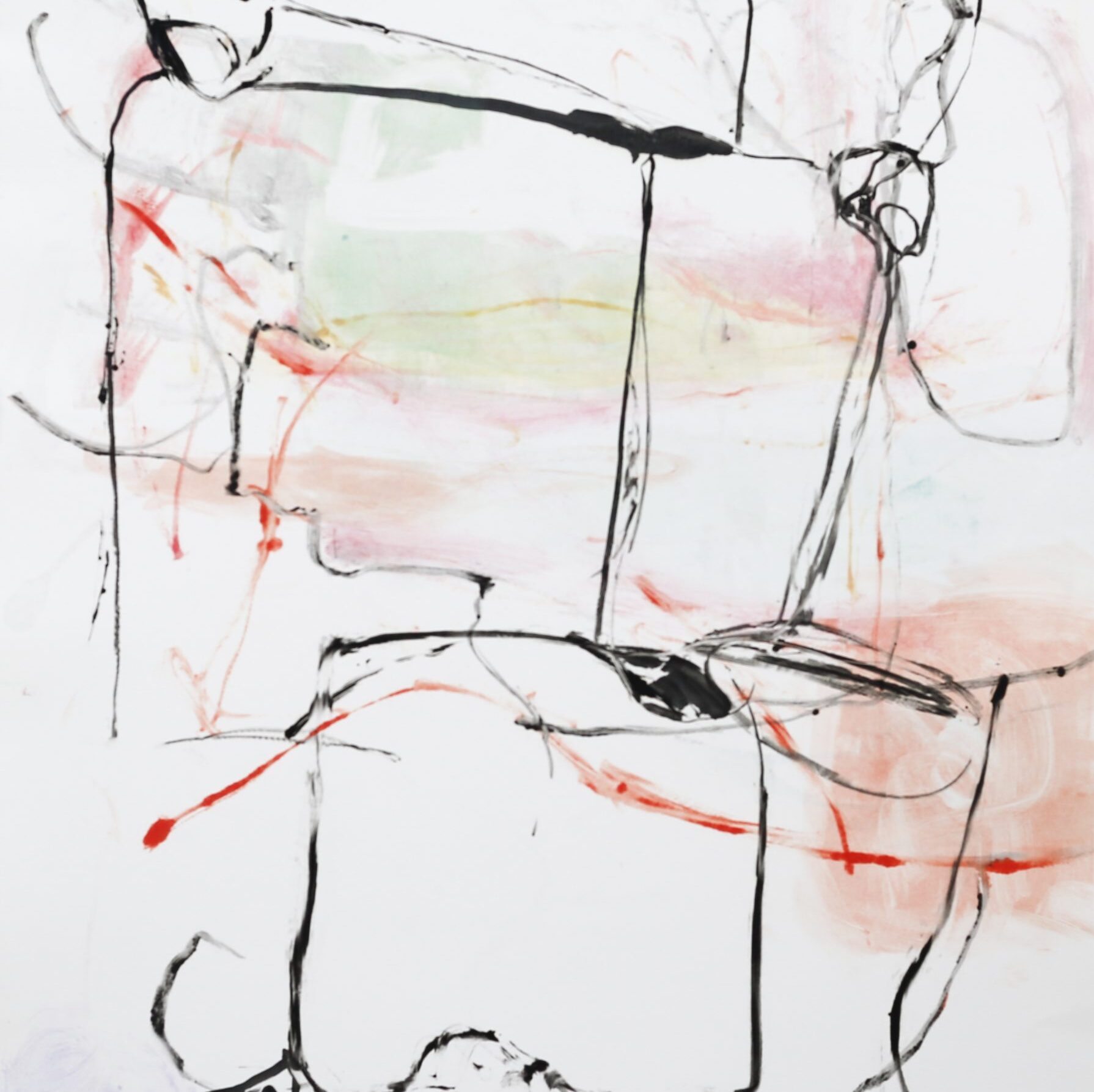 Claudia Mengel, "Reflections I," monotype