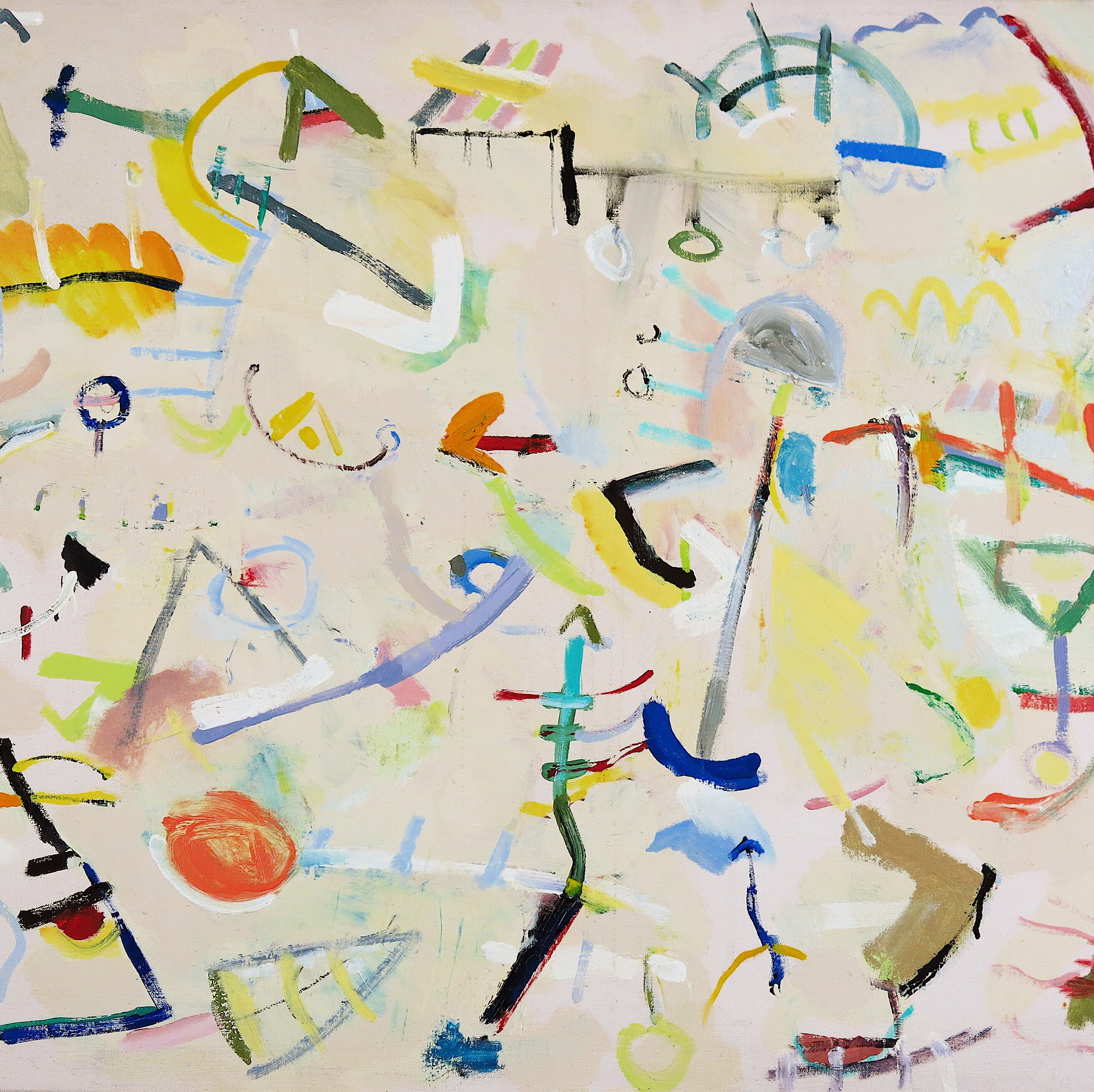 Gunnar Theel, "P94," oil on canvas