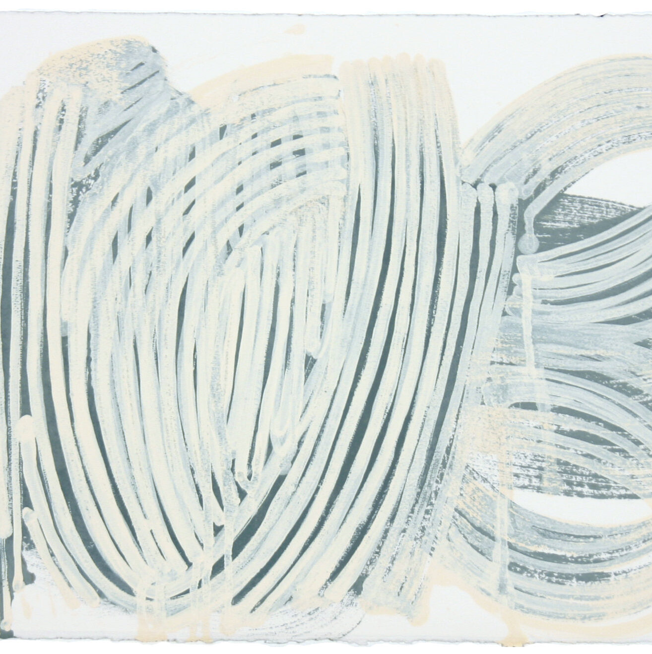 Jill Moser, "12.7.04 - C," casein on paper