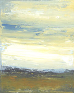 Luc Leestemaker, "Untitled Landscape.2008.02," cement, pigment powders, acrylic, oil varnish on canvas