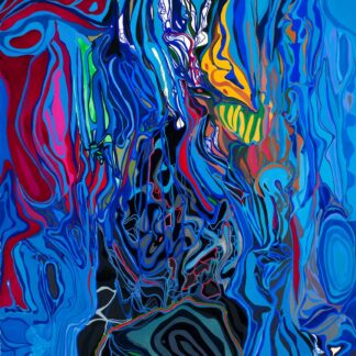 Oona Ratcliffe, "Gouache J," gouache on paper