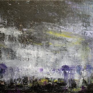 Ira Barkoff, "Velvet Night," oil on linen