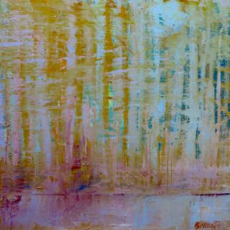 Ira Barkoff, "Forest Iridescence," oil on linen
