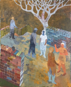 Drew King, "Golden Hour," acrylic on canvas