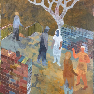 Drew King, "Golden Hour," acrylic on canvas