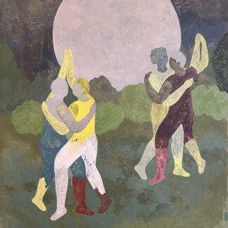 Drew King, "Over The Moon," acrylic on canvas