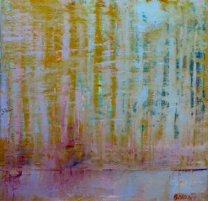 Ira Barkoff, "Forest Iridescence," oil on linen