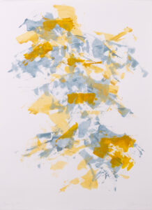 Liz Dexheimer, "Cascade 11:52," acrylic on paper
