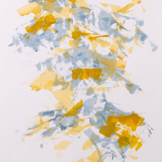 Liz Dexheimer, "Cascade 11:52," acrylic on paper