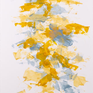 Liz Dexheimer, "Cascade 9:57," acrylic on paper