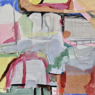 Claudia Mengel, "Johnson Series II," mixed media on paper